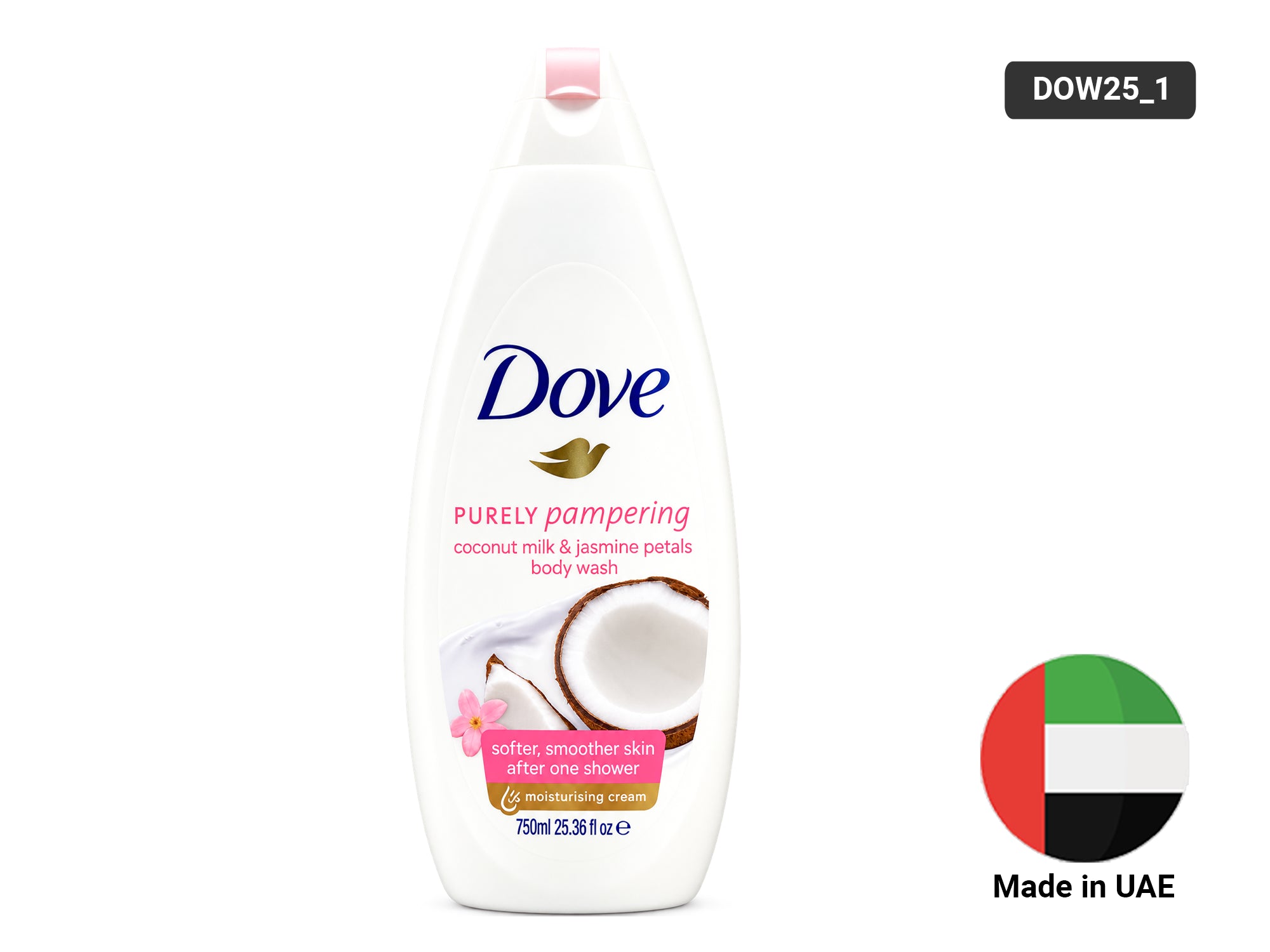 Dove Purely Pampering Coconut Milk and Jasmine Petals Body Wash 750ml